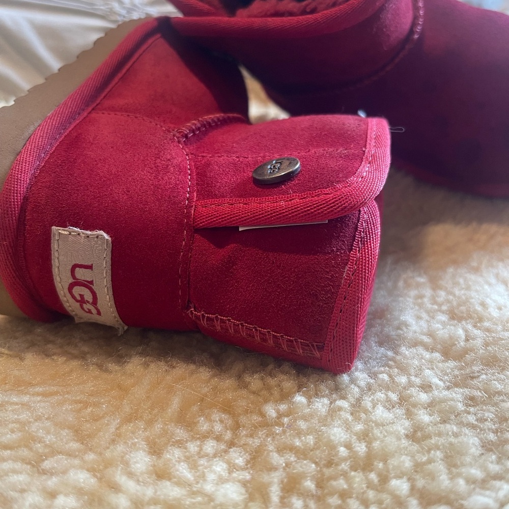 UGG Kids Vibrant Red Boots